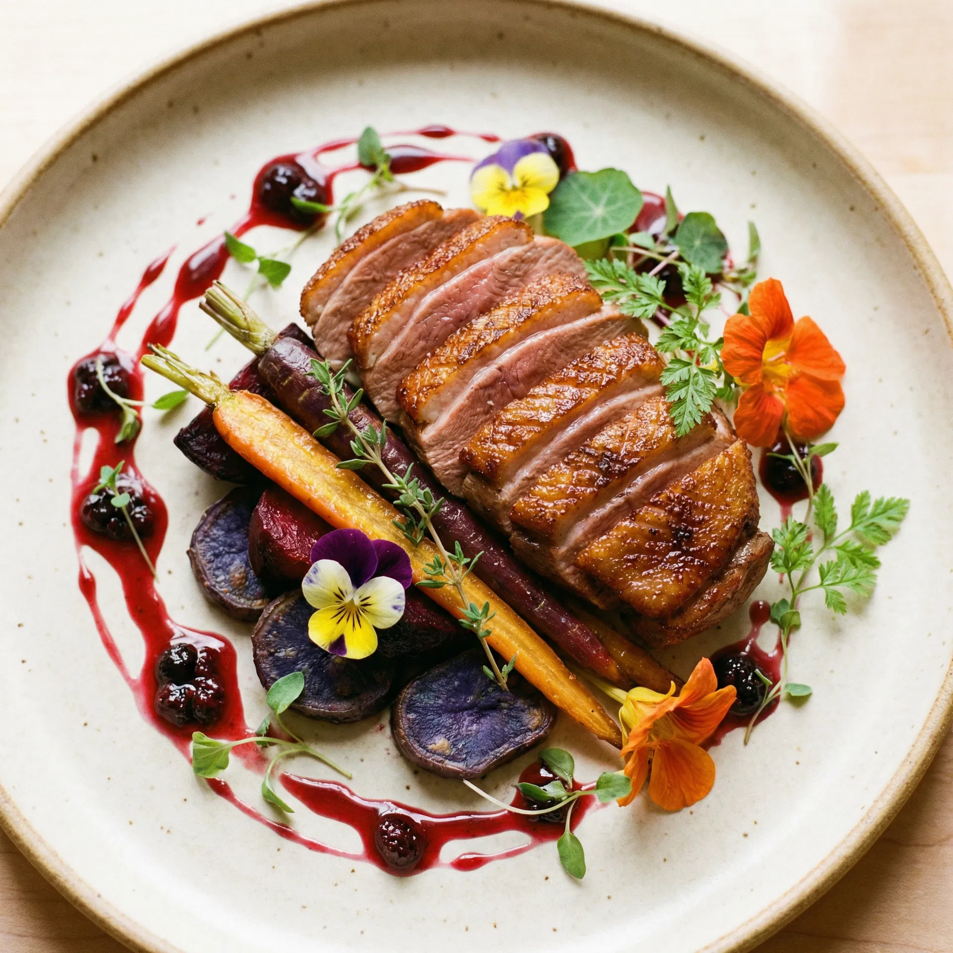 Plated dish